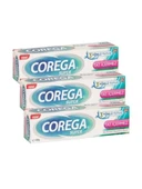 Corega Süper Tat İçermez Diş Protezi Yapıştırıcı Krem 40 gr X 3 adet - 1
