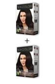 2X2 Tüp Krem Saç Boyası Seti Koyu Kahve No:3.0 thumbnail 2