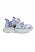 Alessio 034-25 Simli Kelebek Kız Çocuk Sneaker Beyaz Lila 31-35 - 2