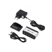 7 Port Usb Çoklayıcı Standlı Usb Hub Çoğaltıcı Adaptörlü Pc Notebook - A11 - 2