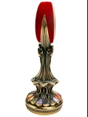 TÜRKBOYTU BATTAL BOY ANTİK SARI RENK BİBLO - 4