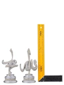 SÜLÜS BOYTU ORTA BOY GÜMÜŞ RENK BİBLO - 3