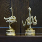 SÜLÜS BOYTU ORTA BOY SARI RENK BİBLO - 1