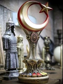 TÜRKBOYTU BATTAL BOY ANTİK SARI RENK BİBLO - 2