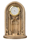 SAATLİ MİHRAP BOYTU ORTA BOY SARI RENK BİBLO - 1