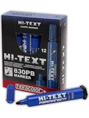 Hi-Text 830PB Yuvarlak Uç Koli Kalemi Mavi 12'li - 1