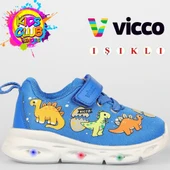 Vicco Dino Işıklı Ortopedik Çocuk Spor Ayakkabı - 1