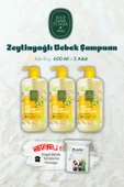 600 ML Zeytinyağlı Bebek Şampuan X 3 ve ROSIE Hediyeli - 1