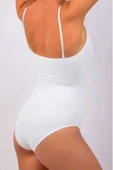 Elit Life İp Askılı Slip Dikişsiz Body Beyaz Korse 876 - 1
