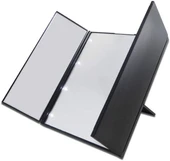 Monozone Katlanabilir 8LEDli  Makyaj Aynası Taşınabilir Seyahat Aynası 3 Taraflı MasaÜstü 25-15cm - 4