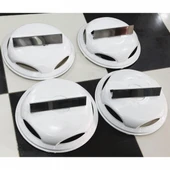 VOLKSWAGEN CRAFTER 16'' İNÇ BEYAZ JANT KAPAĞI 4 ADET PİRAMİT KOLLU FIRFIR - 5