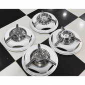 FORD TRANSİT TEK TEKER-JUMBO 16'' İNÇ BEYAZ JANT KAPAĞI 4 ADET 3 KOLLU FIRFIR - 5