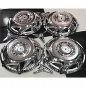 TRANSİT TEK TEKER -JUMBO-SPRİNTER-GRAFTER 16'' İNÇ KROM JANT KAPAĞI 4 ADET (MUSTANG .F.) - 1