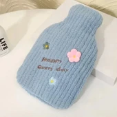 1 Litre El Geçirmeli Örgülü Sıcak Su Torbası Happy (4172) - 5