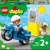 LEGO® DUPLO® Kurtarma Polis Motosikleti 10967-2 Yaş ve Üzeri Çocuklar için Polis Motosikleti İçeren Oyuncak Yapım Seti ( - 4