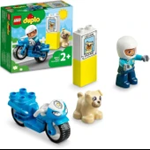 LEGO® DUPLO® Kurtarma Polis Motosikleti 10967-2 Yaş ve Üzeri Çocuklar için Polis Motosikleti İçeren Oyuncak Yapım Seti ( - 1