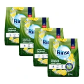 Rinso Limon ve Karbonat 4 kg Renkiler ve Beyazlar Toz Deterjan x 4 Adet - 1