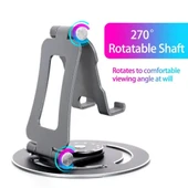 360° Döner ve Katlanabilir Alüminyum Telefon & Tablet Standı - 2