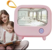 Monozone Tv Şekilli Işık Boyama Dekoratif LED Işıklı Gece Lambası 2 Işık Modu Sevimli Ev Dekorasyonu - 6