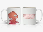 Anneye Özel Mesajlı 1 Adet Sevginizi Yansıtan Anneler Günü Hediyelik Kupa thumbnail 1