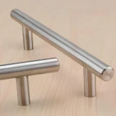 Pürüzsüz 128 mm İnox Metal 10 Adet Dolap Dolabı Mobilya Mutfak Çekmece Kapak Kulbu Kulpu Kulpları - 8