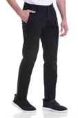 Avasar Erkek Lacivert Regular Fit Keten Pantolon-7230 - 1