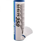 Yonex Mavis 350 (6'lı) Beyaz Badminton Topu - Mavi Bant - 1