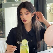 Sıcak Kahverengi Düz Tül Peruk thumbnail 3