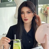 Sıcak Kahverengi Düz Tül Peruk thumbnail 4