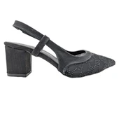 Ingeborg | Abiye Kalın Topuklu Sivri Burun Ayakkabı thumbnail 2