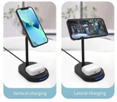 Kablosuz Masaüstü Hızlı Şarj Cihazı 30W - 4