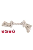 Karlıe 2 Düğümlü İp Köpek Oyu. S 22 Cm Beyaz - 1