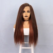 Kızıl Kahve Yaki Afro Peruk - 1