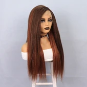 Kızıl Kahve Yaki Afro Peruk - 2