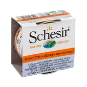 Schesir Sos İçinde Ton Balıklı ve Çipuralı Yetişkin Kedi Konservesi 70 Gr - 1
