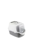 Stefanplast Cathy Fılter Beyaz/gri Kedi Tuvaleti 56x40x40cm - 1