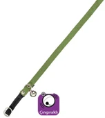 Karlıe Kadife Kedi Tasma Çıngıraklı 30Cm Yeşil - 1