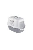 Stefanplast Cathy Grıffe Gri/beyaz Kedi Tuvaleti 56x40x40cm - 1