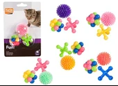 Karlie Kauçuk Kedi Oyuncakları 4Cm 3Lü - 1