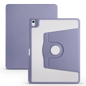 iPad Air 13 2024 Kılıf Termik Kalem Bölmeli Dönebilen Standlı Kılıf - 7