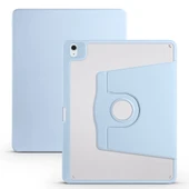 iPad Air 13 2024 Kılıf Termik Kalem Bölmeli Dönebilen Standlı Kılıf - 6