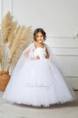 Kız Çocuk Abiye Helen Beyaz - 2