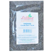 Haşhaş Tohumu Tane Doğal Mavi 60 Gr Paket - 6