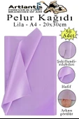 Pelur Kağıdı Renkli 50 li 1 Paket A4 Pelur Kagıt Moda Tasarım Tekstil Hediye Paketleme Ambalaj Kağıdı Parti Doğum Günü - 7