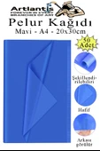 Pelur Kağıdı Renkli 50 li 1 Paket A4 Pelur Kagıt Moda Tasarım Tekstil Hediye Paketleme Ambalaj Kağıdı Parti Doğum Günü - 8