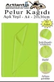 Pelur Kağıdı Renkli 50 li 1 Paket A4 Pelur Kagıt Moda Tasarım Tekstil Hediye Paketleme Ambalaj Kağıdı Parti Doğum Günü - 1