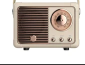 bluetooth hoparlör Vintage FM radyo kablosuz Retro hoparlör eski moda klasik stil güçlü - 1