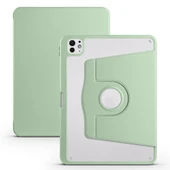 iPad Pro 11 2024 Kılıf Termik Kalem Bölmeli Dönebilen Standlı Kılıf thumbnail 8