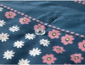 English Home Daisy Patchwork Pamuklu King Size Nevresim Seti 240x220 cm Lacivert - 5