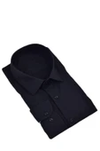 Erkek Büyük Beden Klasik Tek Cepli Uzun Kol Gömlek BGL-ST04337 thumbnail 10